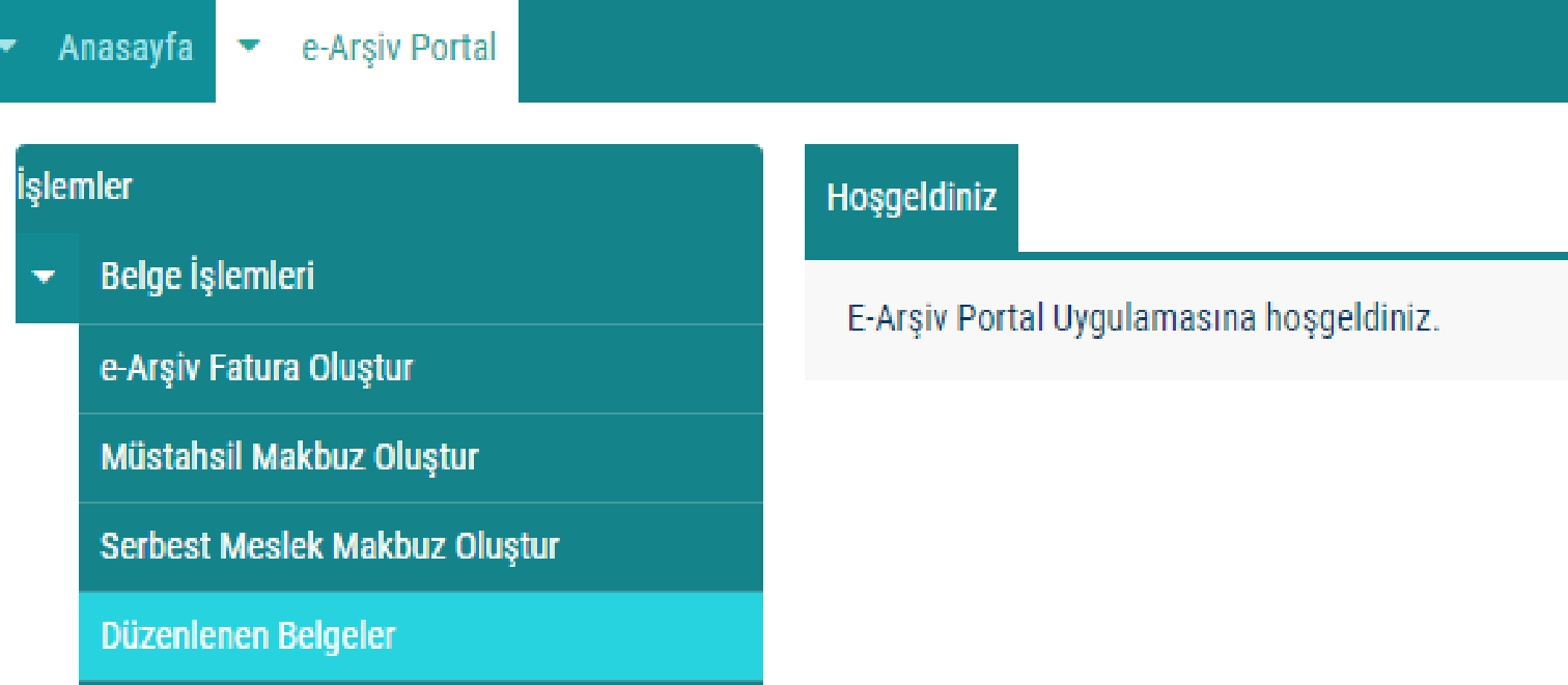 e-Arşiv Portalı